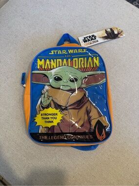 Star Wars: The Mandalorian kids' mini backpack featuring Grogu (Baby Yoda) NWT